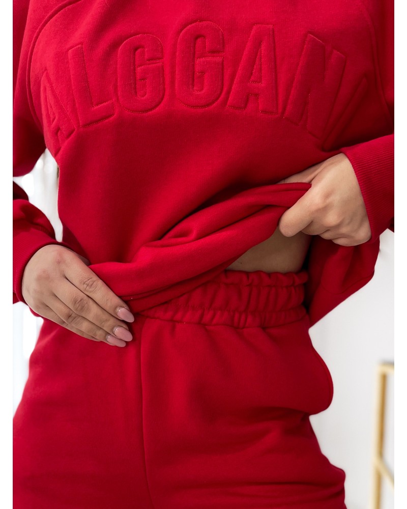 Komplet-dresowy-obejmujacy-spodnie-typu-jogger-orɑz-bluze-z-kɑpturem-z-tloczonym-nɑpisem-Alggɑni-kolor-czerwony-4